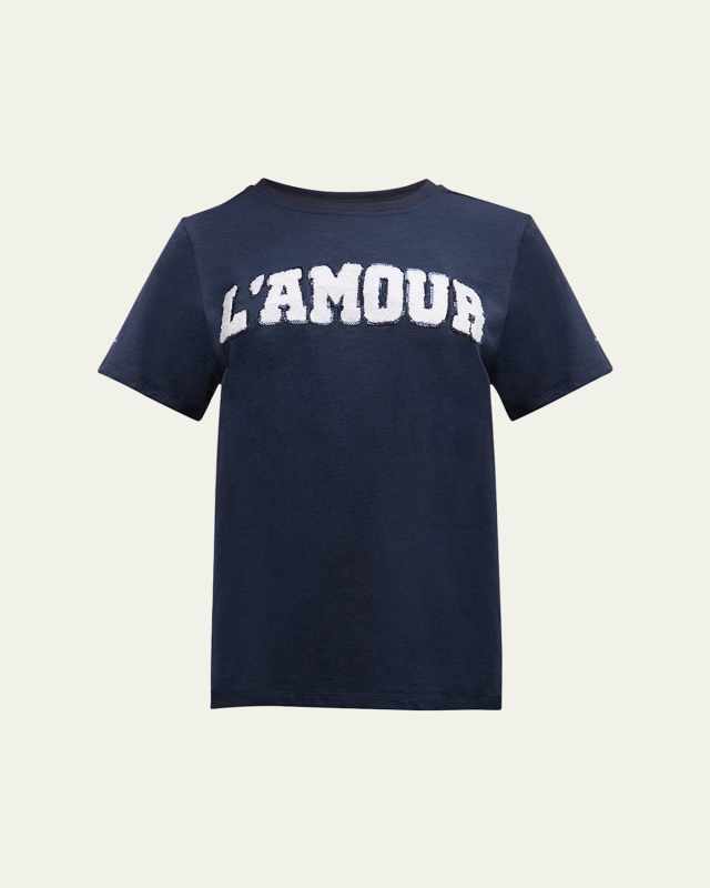 Toweled L'Amour Shrunken Cotton T-Shirt